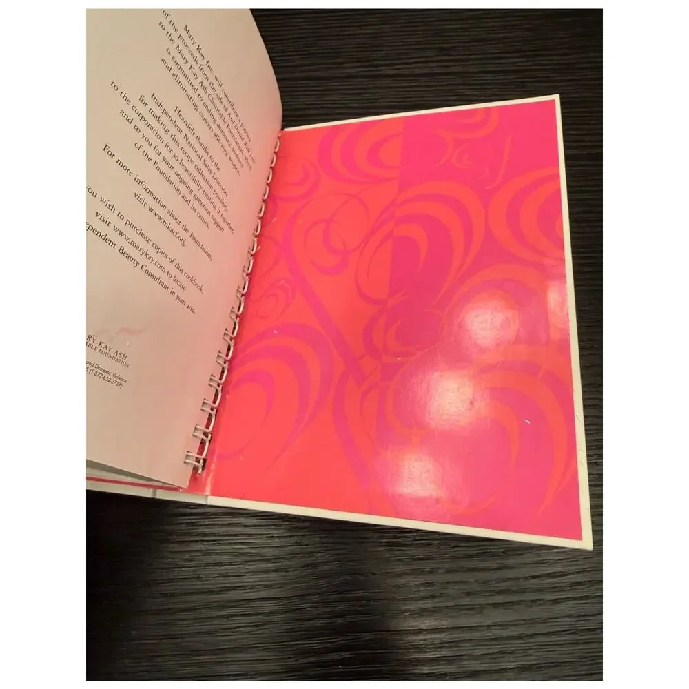Mary Kay Cookbook And Stirred with Love Hardcover Book